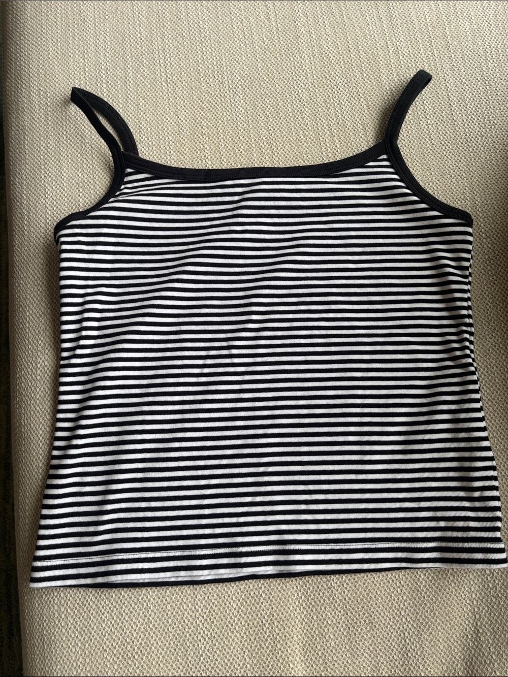 Uniqlo Black & White Striped Camisole